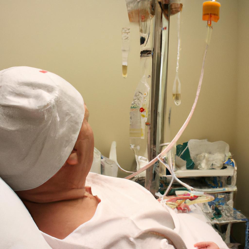 Person engaged in cancer treatment
